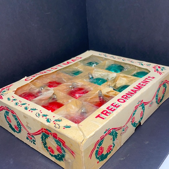 COPY - 1950's Vintage Polish Mercury Glass Ball Ornaments! 11 ornaments - Picture 3 of 16